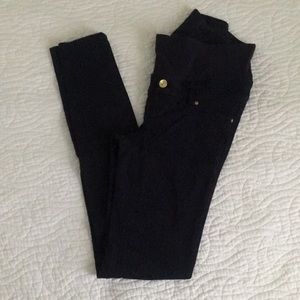 Navy blue maternity pants